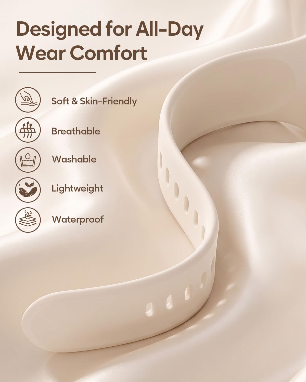 Silicone Sport Band Compatible with Apple Watch Bands for Women Men