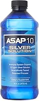 Vista 2 de American Biotech Labs - ASAP 10 Silver Solution - Apoyo al sistema inmunológico, suplemento dietético de solución de plata de 10 ppm - 32 fl. oz.