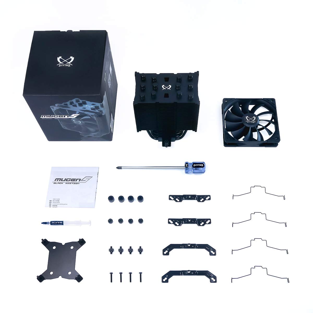 🔥 Cashback up to 70% Scythe Mugen 5 CPU Air Cooler, 120mm Single Tower, Black Edition Free Shipping 🛒 Scythe Mugen 5 CPU Air Cooler, 120mm Single Tower, Black Edition