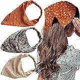 Las diademas vintage están hechas de tela de gasa, suave, ligera y transpirable, duradera y cómoda de llevar.