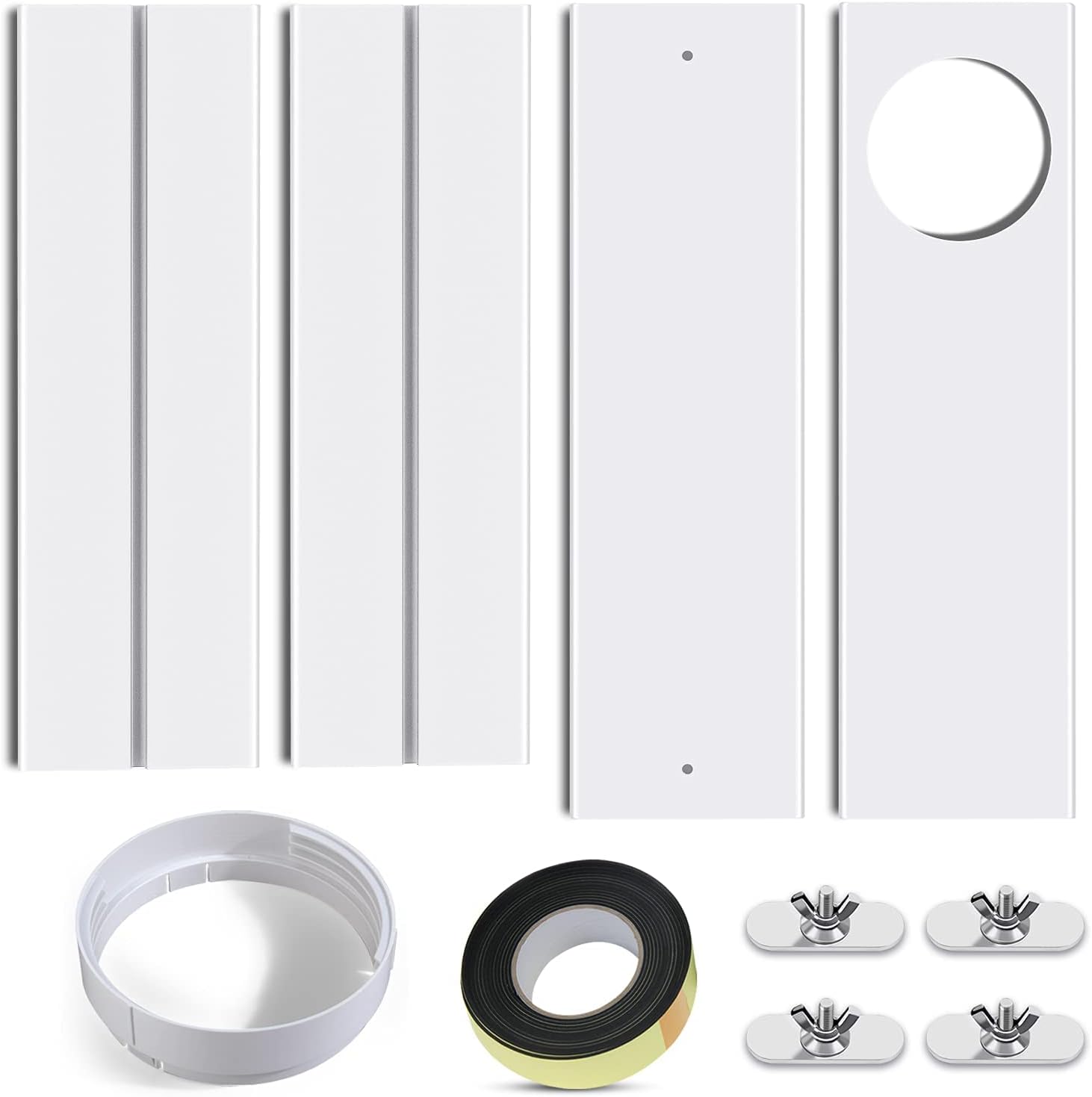 Portable AC Door Vent Kit PVC for Sliding