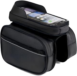 lemonupie Bike Bag for Transition Regulator CX Gen1 2023–2026 | Bike/Bicycle Phone Front Frame Bag, Waterproof, E-Bike Accessories for Men Women Compatible Phone Under 6.5” Straps Fit