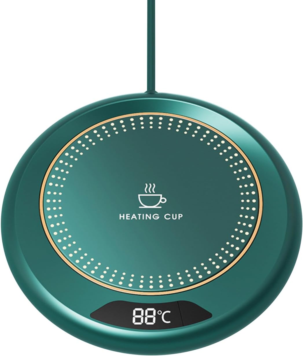 Smart Cup/Mug Warmer with 3 Temperature Setting, USB Beverage Warmer Plate with Auto Shut Off