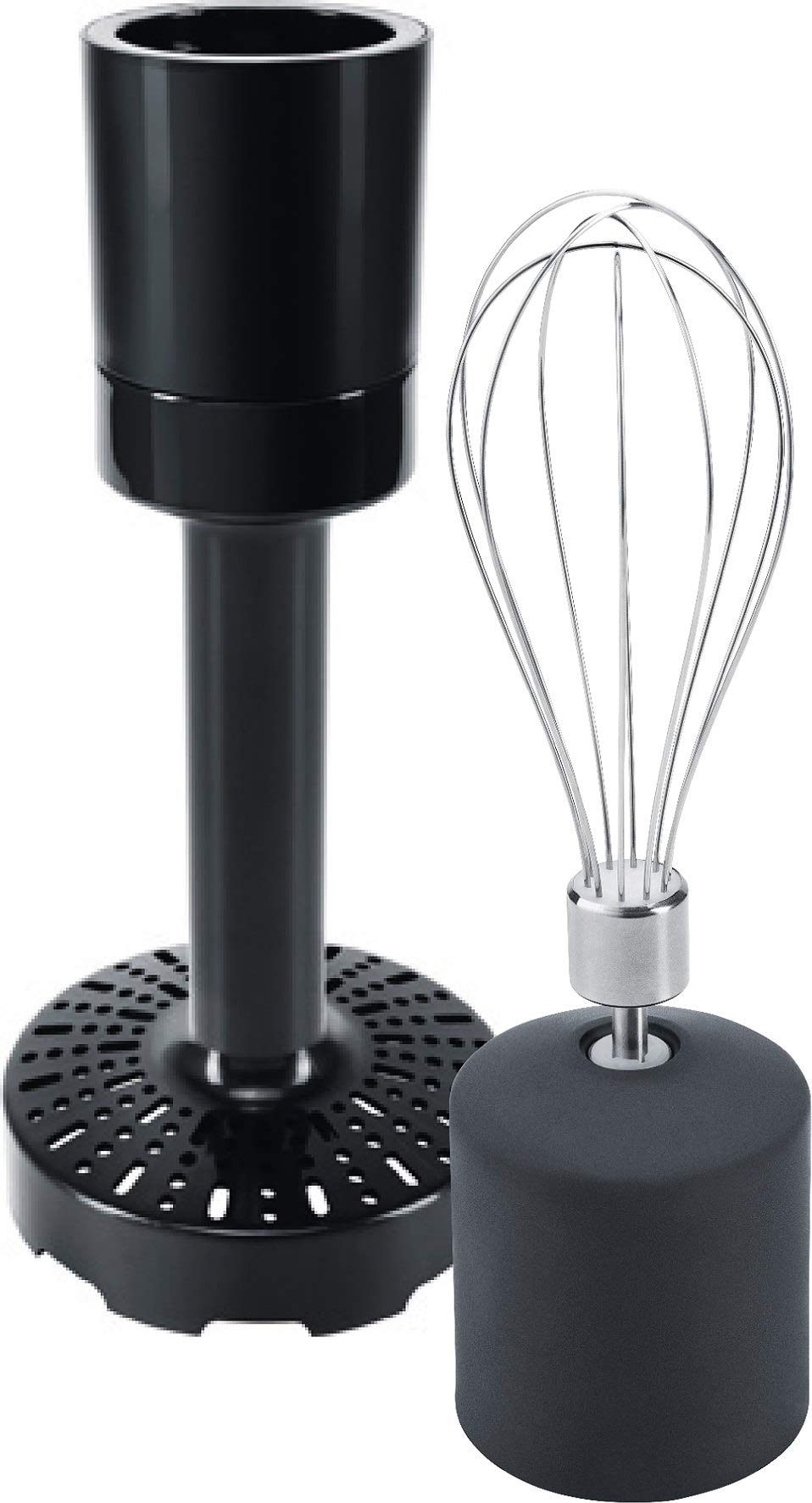 Juego de batidora de mano Steba, 7 accesorios, piezas aptas para lavavajillas, incluye caja para guardar las cuchillas y jarra de 800 ml. MX 40.
