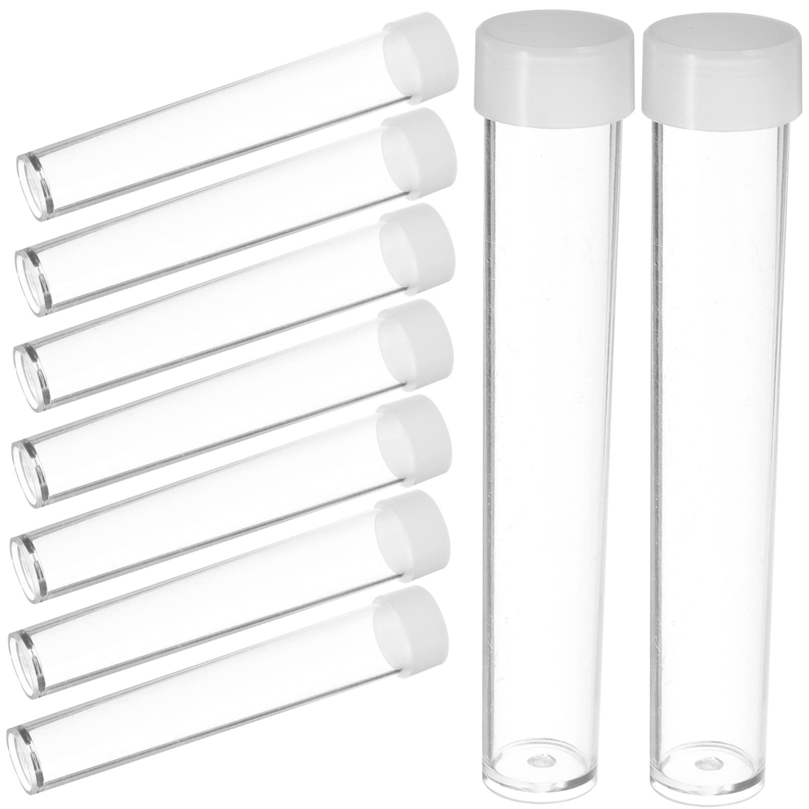 Healvian Lot De 30 Petits Tubes Vides En Plastique Transparent Pour