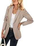 Womens Casual Blazers Open Front Long Sleeve Work Office Suit Jackets Blazer