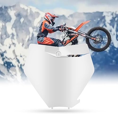 Vista 16 de PRO CAKEN Placa de matrícula delantera de motocicleta naranja de plástico ABS de repuesto resistente para Universal EXC 150/250/300 TPI 20-21 SX