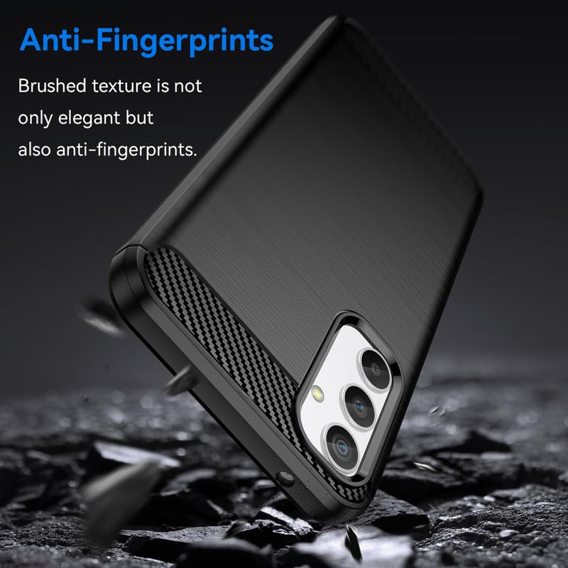 Image of Basic Case for Samsung Galaxy A34 5G (Carbon Fibre Black)