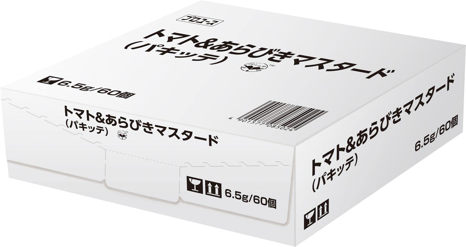 Amazon | キユーピー トマト&あらびきマスタード (パキッテ) (6.5g×60