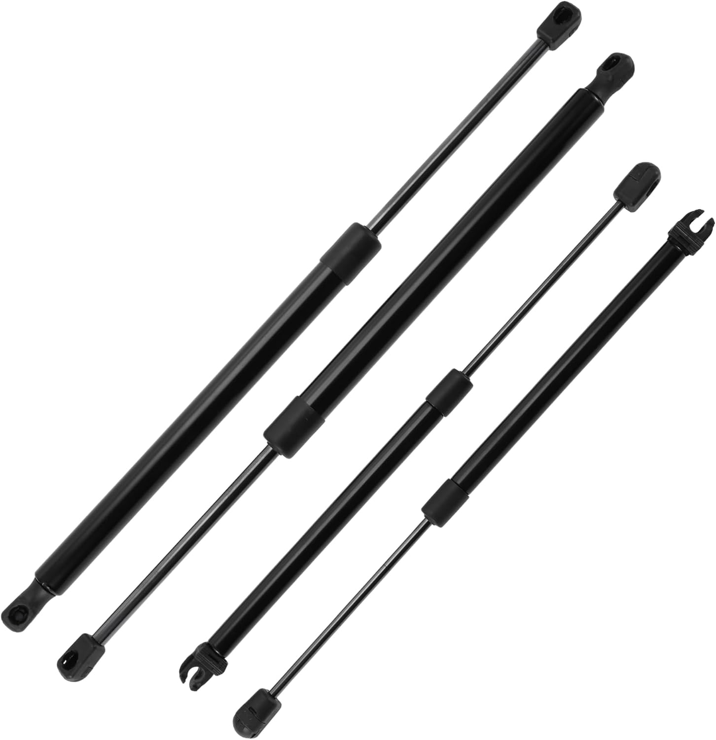 Lift Supports Struts for Nissan Pathfinder 2005-2013 Rear Window Glass & Tailgate Gas Spring Black 4PCS