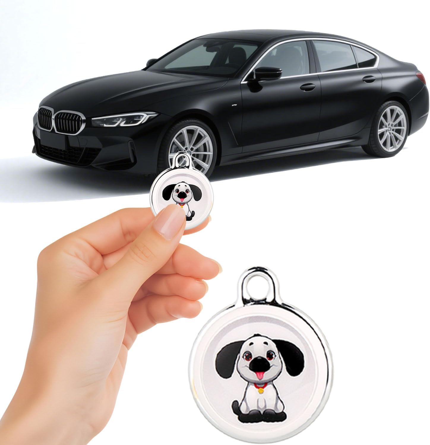 GPS Tracker for Vehicles，Mini GPS Tracker – Worldwide Locator for Vehicles, Kids, Dogs | Real-time Tracking | No Monthly