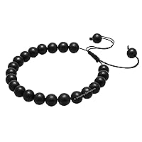 Vista 670 de Amazing Gemstone Yaxaite Bracelet for Women Men's Gifts - Protection Healing Crystal Bracelet - 8mm Gemstone Beaded Adjustable Bracelet Pulseras