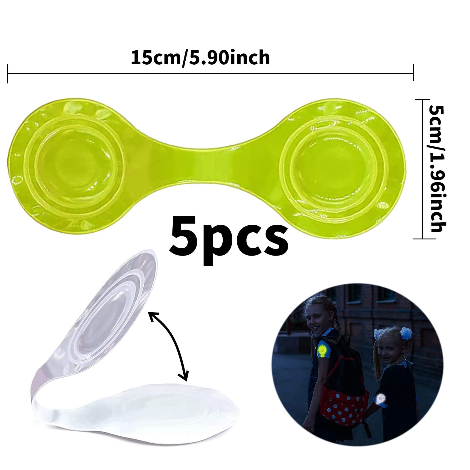 6 Reflektoren Magnetisch - Für Sicherheit Im Dunkeln