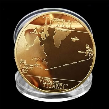 1pc Titanic Ship Commemorative Coin Titanic Anniversary Collect Coin Arts Gifts Home Decoration Collectable Coin Souvenir