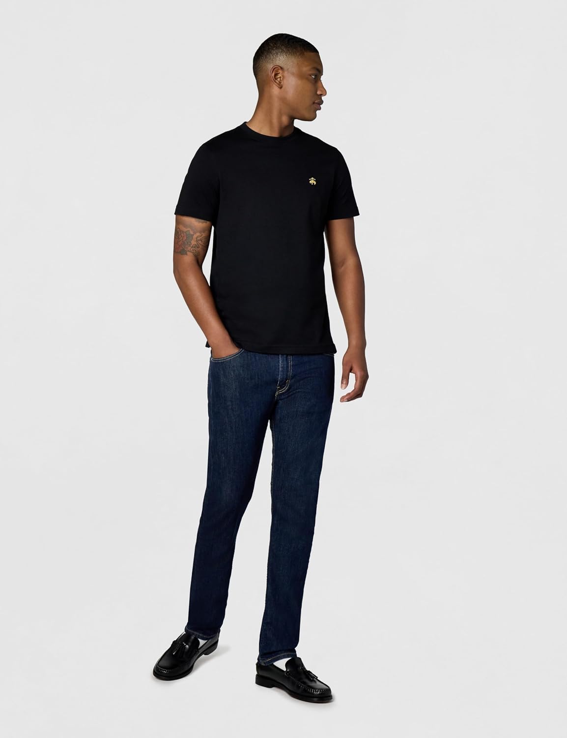 Brooks Brothers Men's Short Sleeve Cotton Crew Neck Logo T-Shirt - Image 6