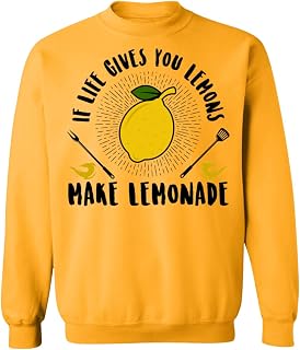 Men's If Life Gives You Lemons Make Lemonade Crewneck Sweatshirt