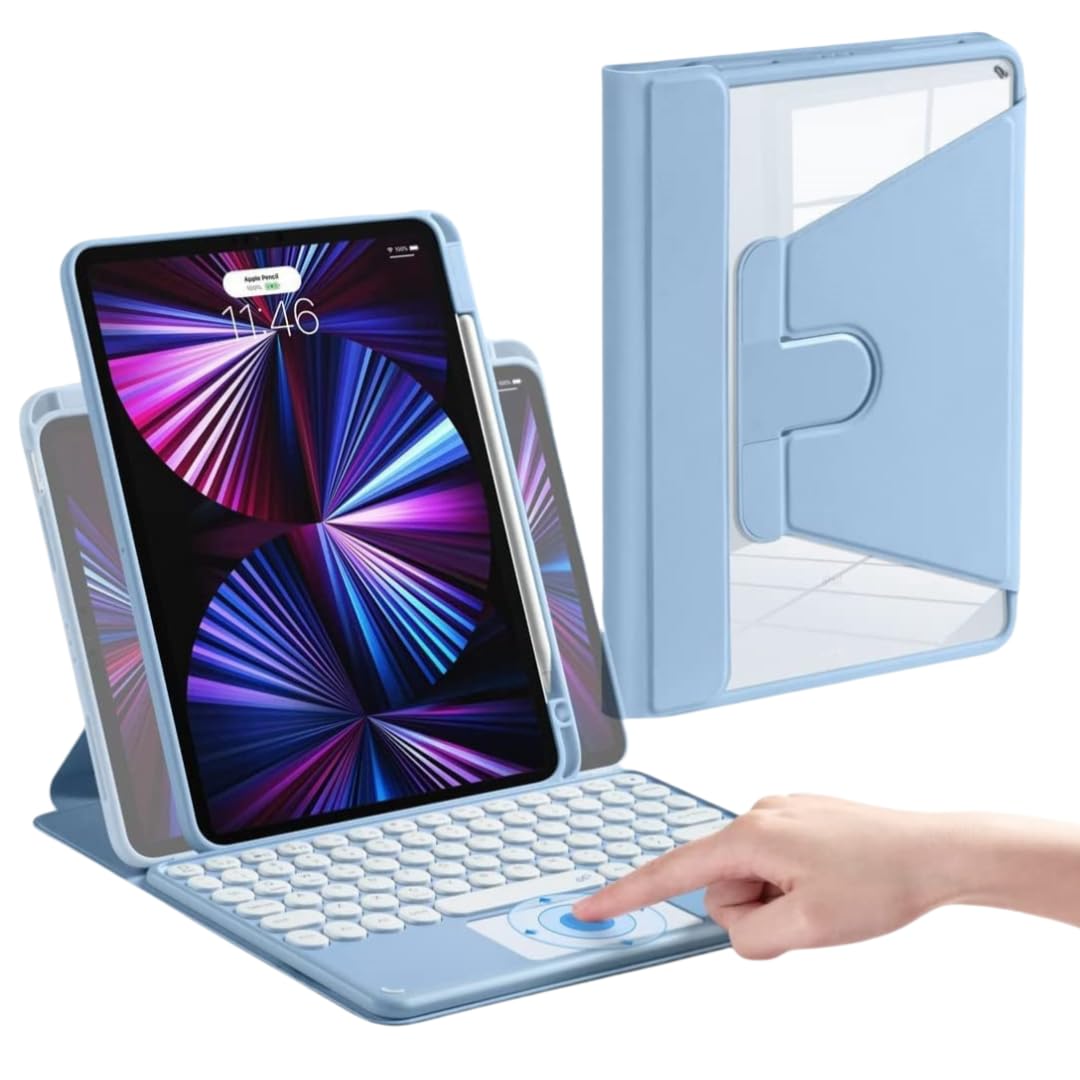 Amazon | AnMengXinLing 縦置き iPad Air 第5世代/第4世代 キーボード 