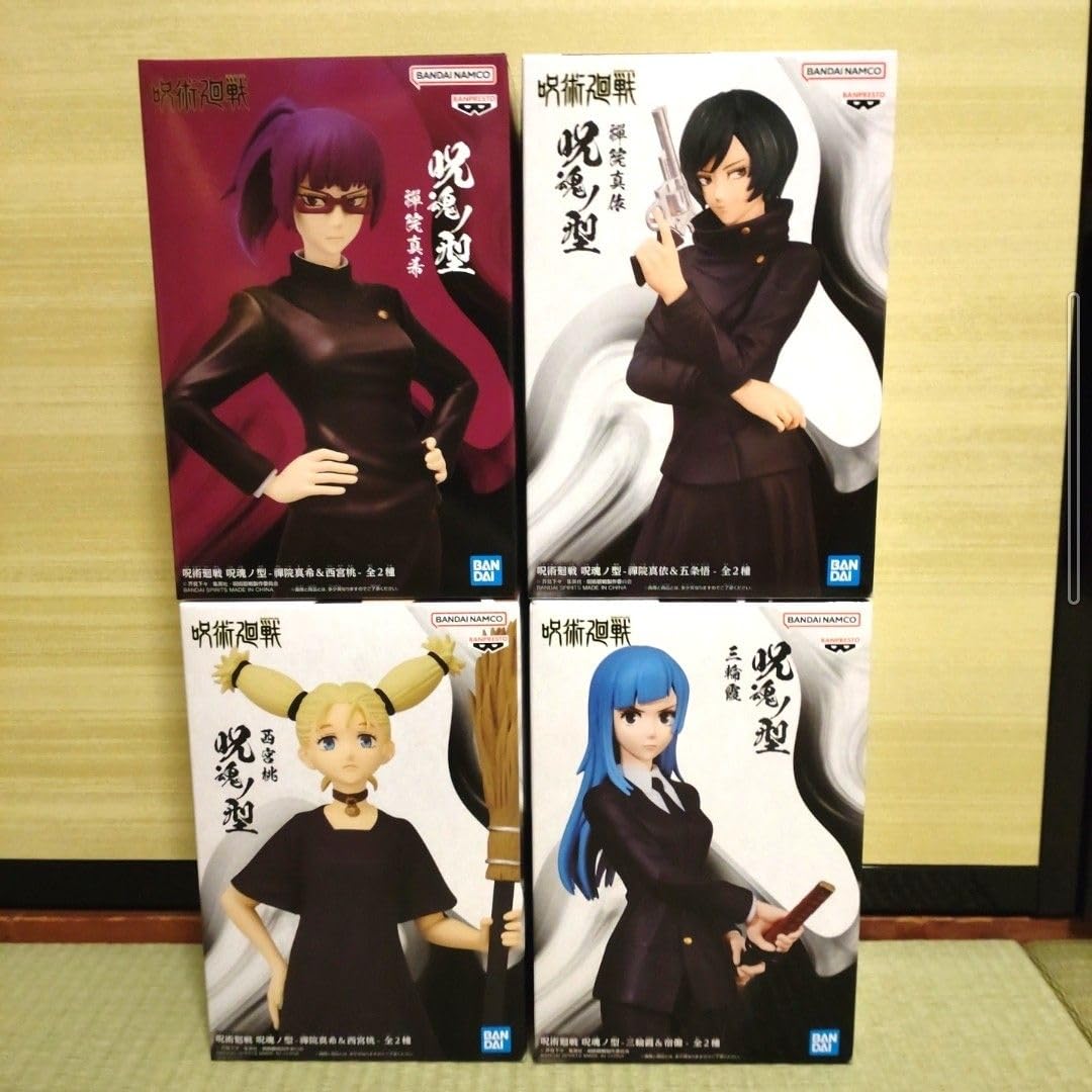 3.禪院真希　フィギュアセット Amazon.co.jp: 呪術廻戦 呪魂ノ型 禅院真希 禅院真依 三輪霞 西宮桃
