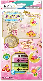 ヤマト 絵の具 グラスデコ オーナメントセット ジュエル GDS6-K1