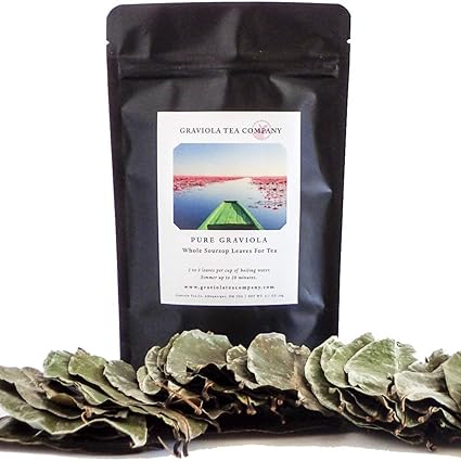 Amazon Com Pure Graviola Whole Soursop Leaves For Tea Grocery Gourmet Food