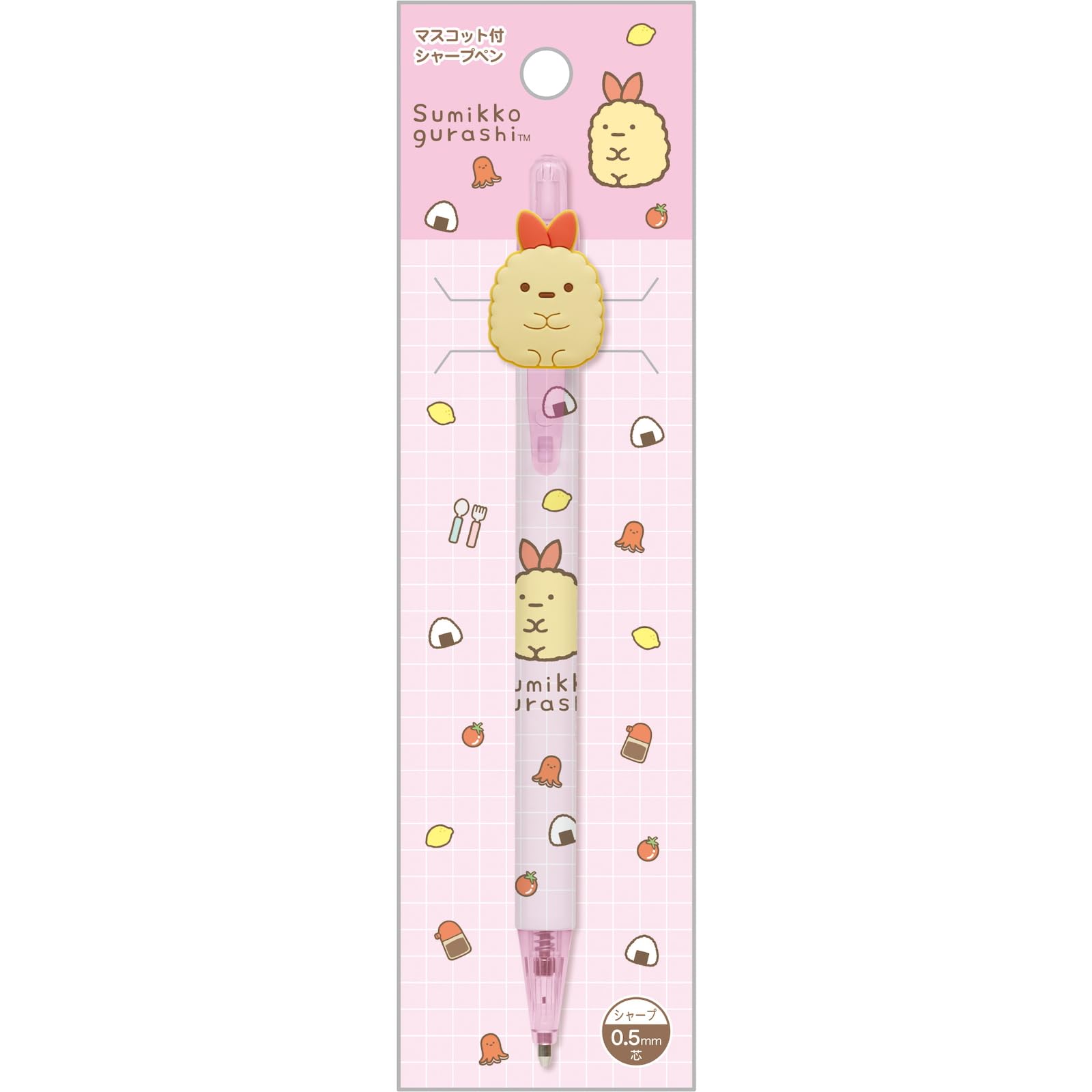 San-X Sumikko Gurashi Shrimp Tail Mechanical Pencil 0.5mm with Mascot Japan