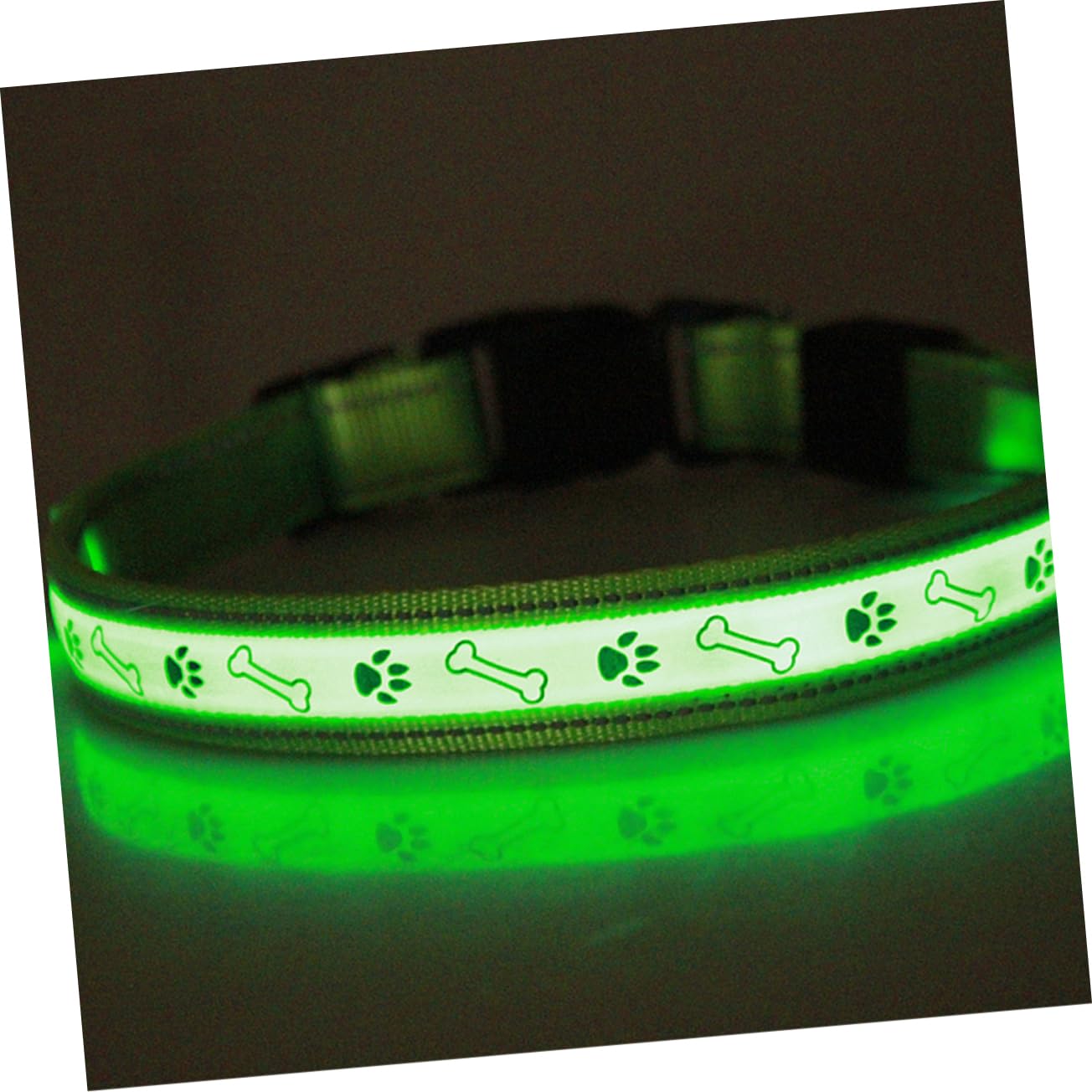 Didiseaon 2pezzi Collare Led Per Cani e Ricaricabile Collare Luminoso Verde Per Sicurezza Notturna Per Passeggiate e Campeggio Con Alta Visibilità