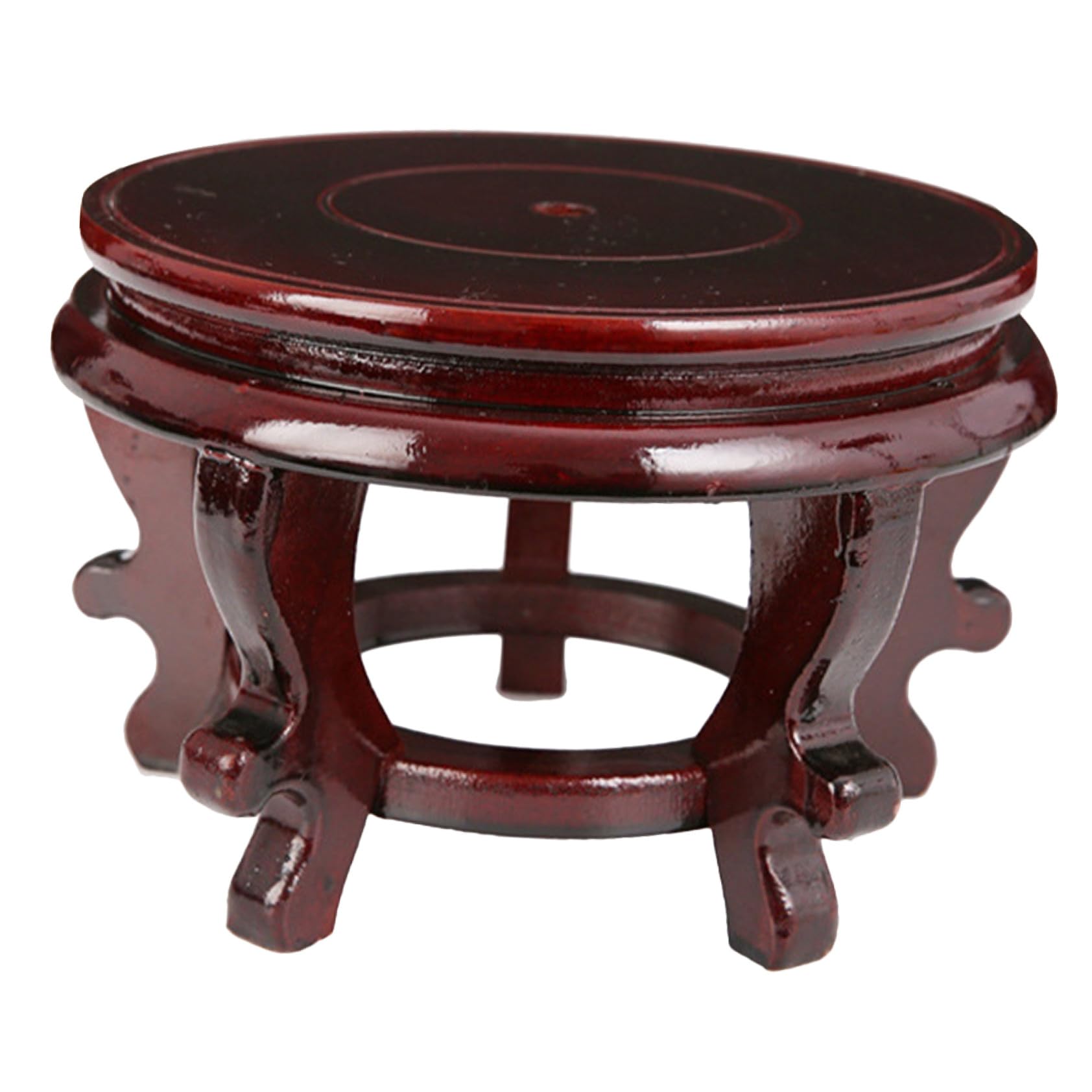 SHINEOFI Soporte Redondo y Protección de Superficies de Madera Base Resistente Capacidad de Carga 35kg para de Interior y Exterior para Macetas