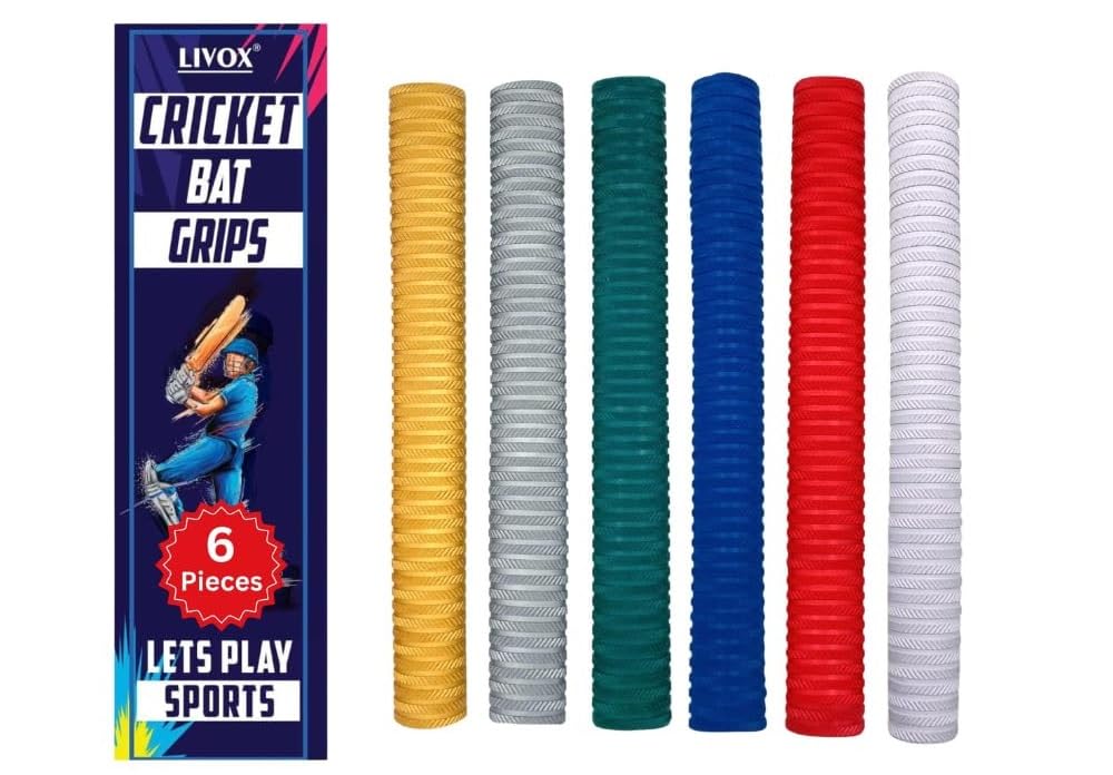 LIVOX First Quality Ring Texture Cricket Bat Grips for Very Good Comfort And Better Shock Absorption (Pack of 6) (B0B5XTFF1C) Amazon Price History, Amazon Price Tracker