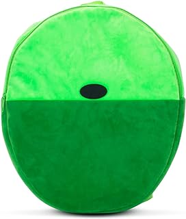 Green Backpack for Anime Costume Prop Lime Green Plush Backpack Cartoon Human's Adventure For Cosplay Holiday Party