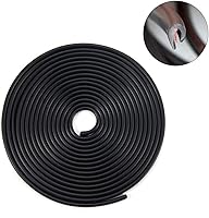 Vista 9 de Eytool Protectores de Borde de Puerta de Automóvil, 16 Pies (5M) Protector de Sello de Goma de Ribete de Borde de Automóvil con Forma de U