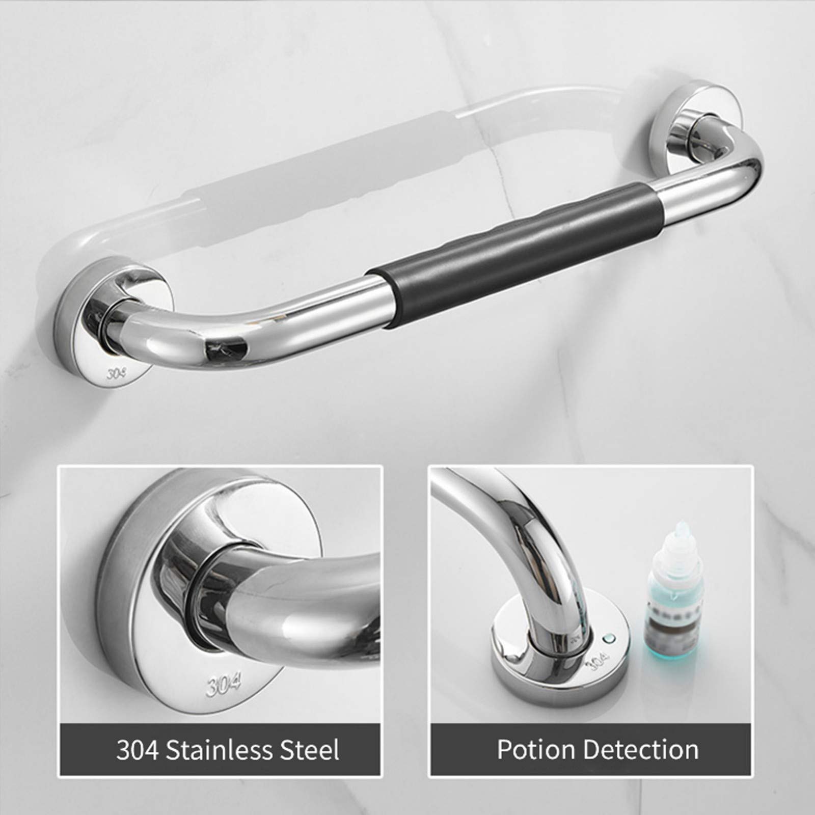 Maniglioni da bagno, maniglioni for anziani da parete, maniglia for doccia impugnatura antiscivolo barra di equilibrio for bagno - corrimano di sicurezza supporto handicap, anziani, infortuni, manigli