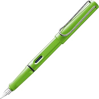 Amazon.com : LAMY safari green - Fountain Pen with ergonomic