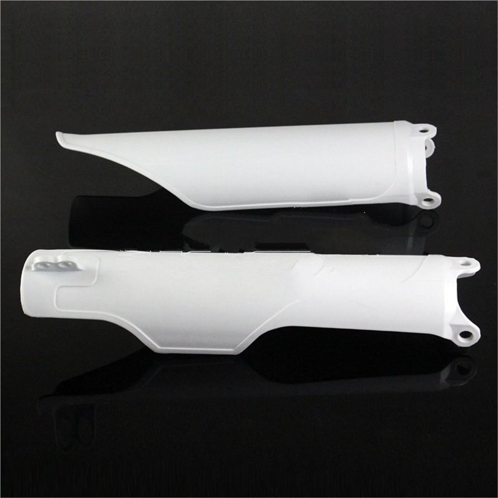 Fork Guards Front Fork Protector Covers Plastic Guards Fit for Honda CRF CR 125 250 450 R X RX CRF250 CRF450 CR125 93-2018 Motorcycle Fork Cover Gaiters(White)