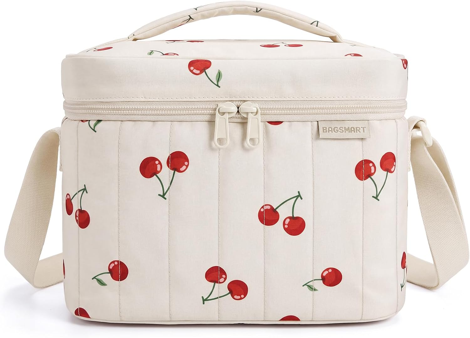 BAGSMART Lunch Box for Women, Insulated Lunch Bag Leakproof, Cherry