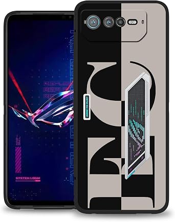 Letter Monogrammed Case for ASUS ROG Phone 6/3 Cover Personalized with Name Initial Designed Soft Silicone Case