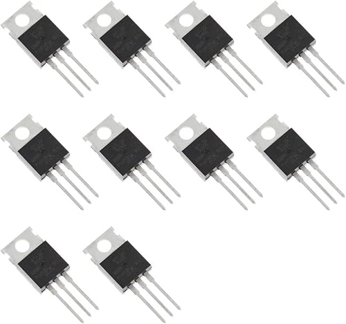 10pcs BT136-600E BT136-600 BT136 TriacThyristor, Gate Trigger 4A/600V, Through Hole, TO-220AB
