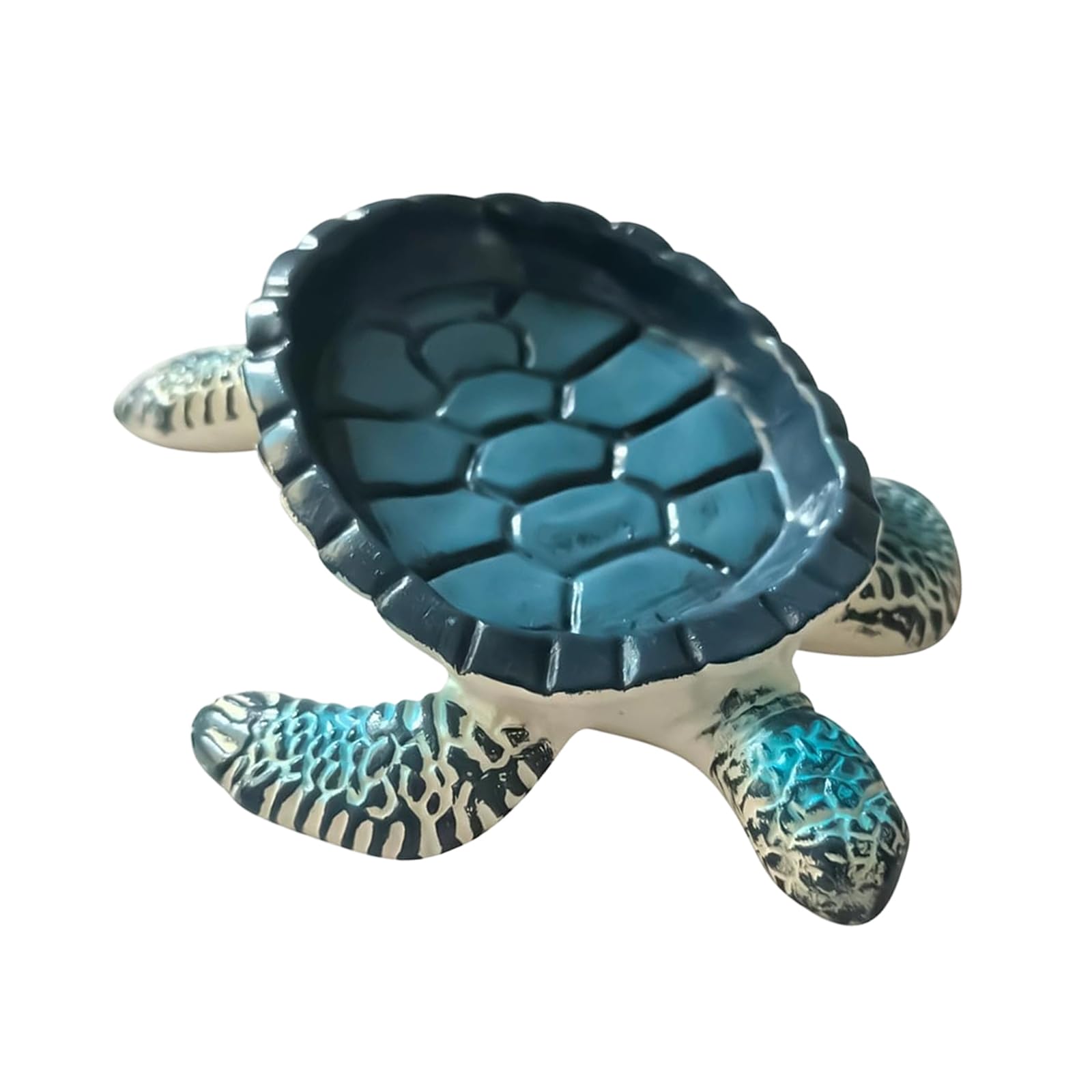 Creative Blue Turtles Soap Holder Draining Easy Installation Kitchen Sink Mount with Drain Holder Draining Tray Container for Kitchen Sink Bathroom