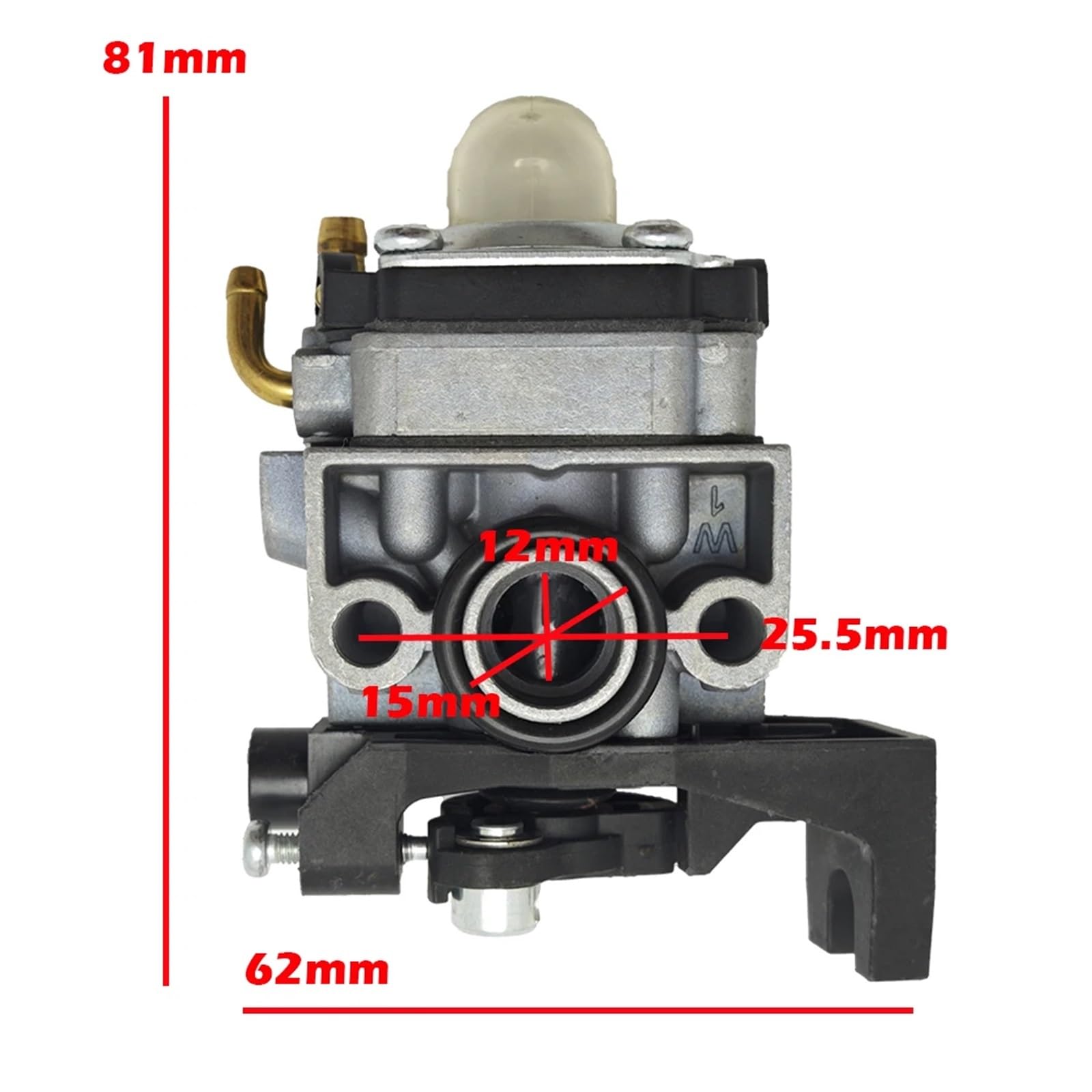 Carburador for GX35 HHT35 HHT35S, cubierta de filtro de aire, carcasa, línea de combustible, ojal, motor de gasolina mini de 4 tiempos y 1.3 HP, desbrozadora
