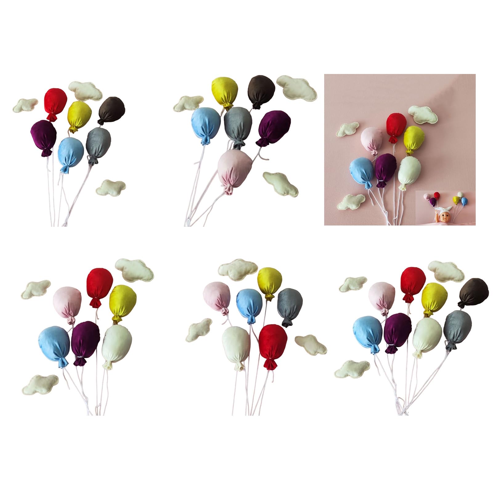 Baby Photography Props Colorful Balloon Photo Props Newborn Photostudio Backdrop Posing Props Accessories