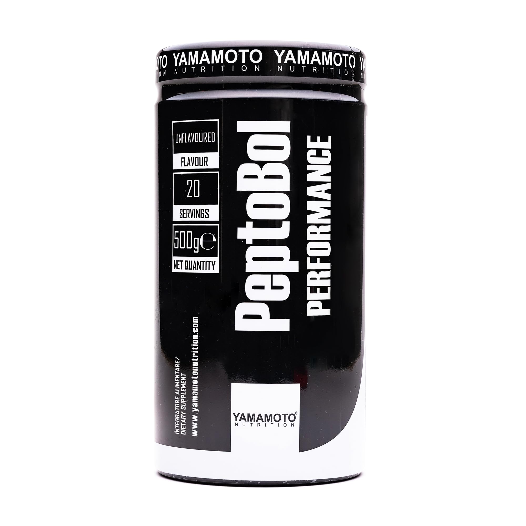 YAMAMOTO NUTRITION PeptoBol PERFORMANCE integratore alimentare indicato per sportivi che praticano attività fisica intensa prolungata gusto Neutro 500 g
