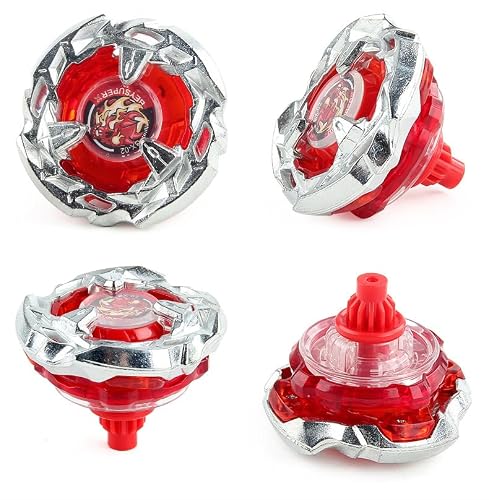 ASVEXKW Battling Set, Spinninning Top Burst Toy Combat Battling Game Set, Spinning & Launchers, Bey Stadium, Greats Birthday Gift for Boys, 5 Spinning Tops - Thumbnail 2