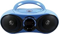 Vista 1 de HamiltonBuhl Boombox reproductor multimedia CD/FM con receptor Bluetooth(R), azul (HB-100BT2)