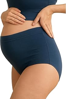 TUMMY Women's Maternity Underwear | Soft Cotton Over Bump Pregnancy Panties for Full Coverage &amp; Comfort | Breathable High ...