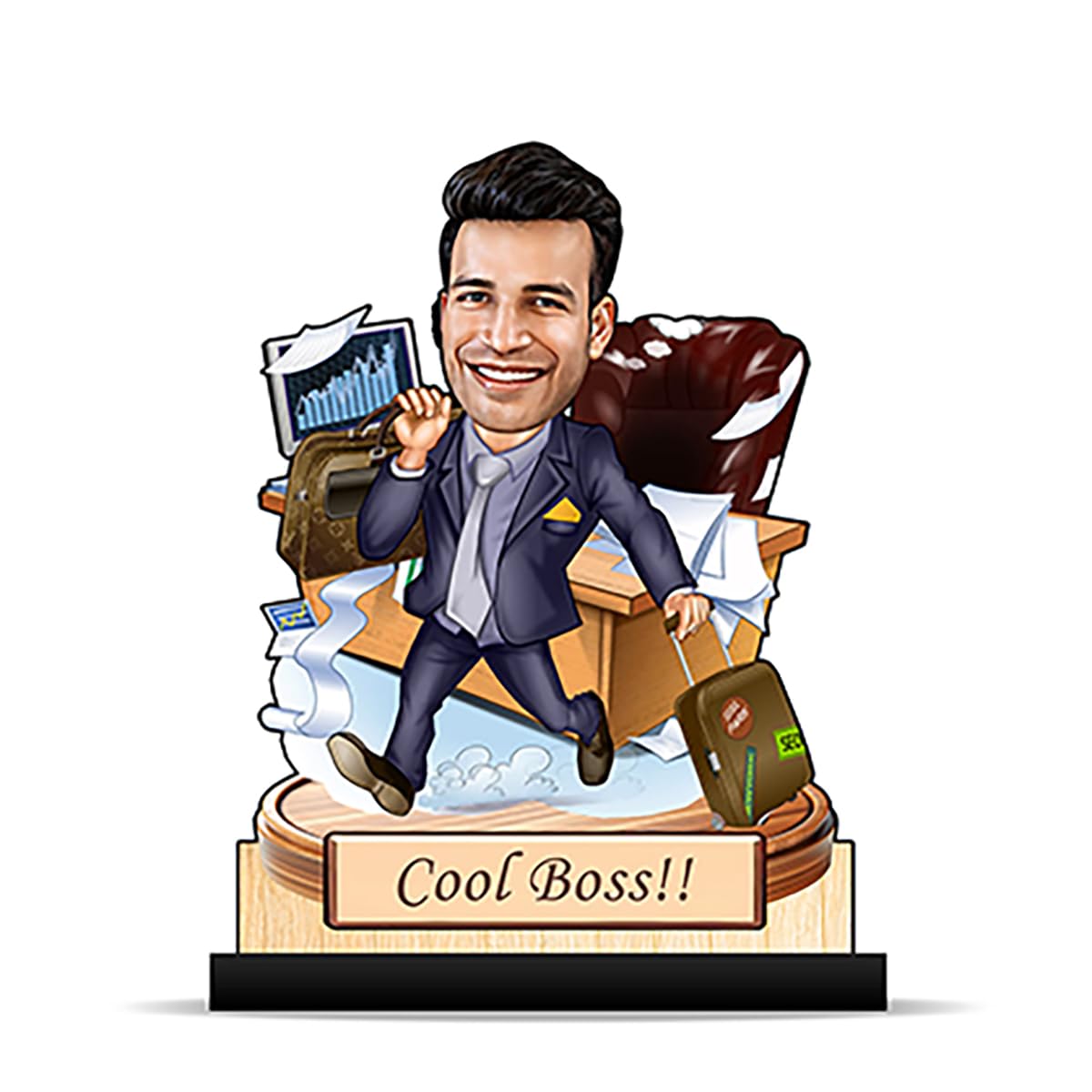 Caricature Personalized Gifts for Cool Boss Customized Gift for Men CA0342-image-16