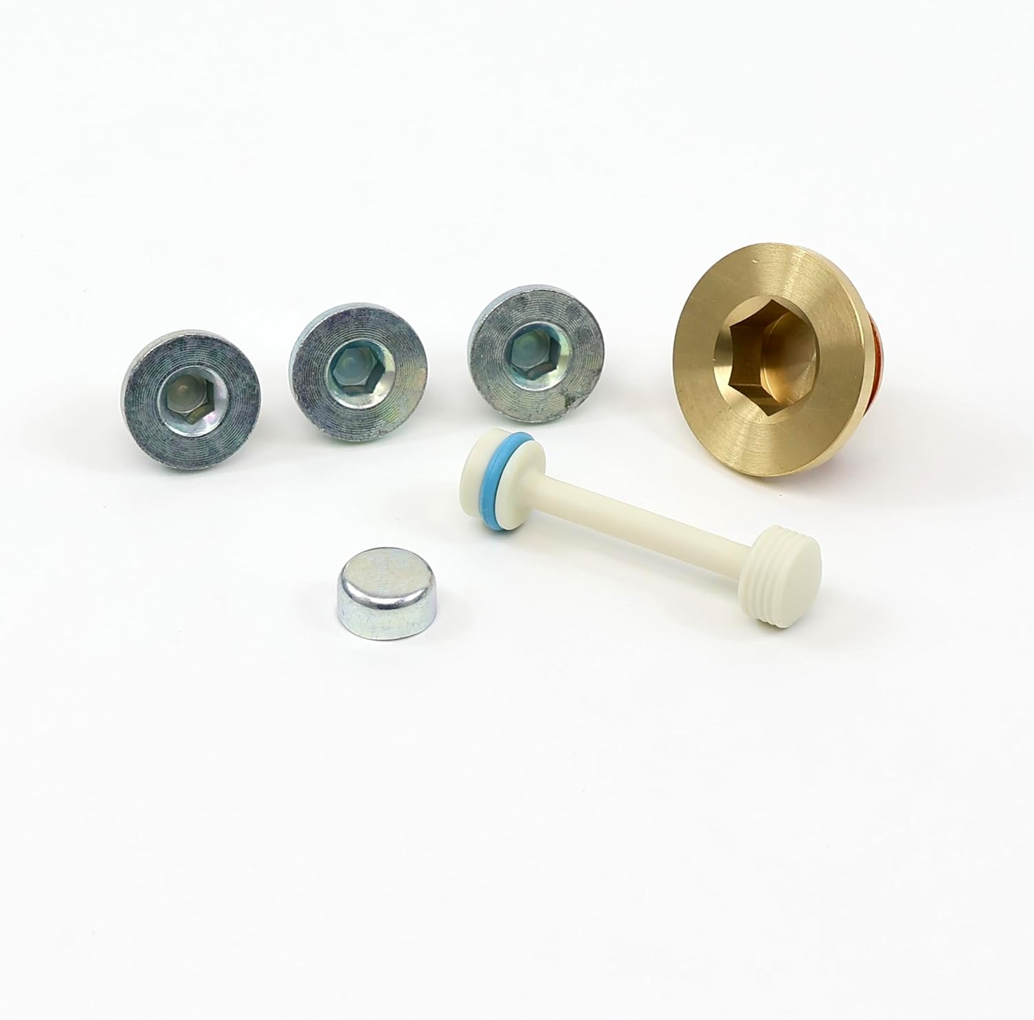 Michigan Motorsports LS Engine Block Coolant & Oil Plug Kit - Fits 4.8 5.3 5.7 6.0 6.2 LS1 LS2 LS3 LQ4 LM7 L99 LR4 | Includes Barbell Oil Galley Plug