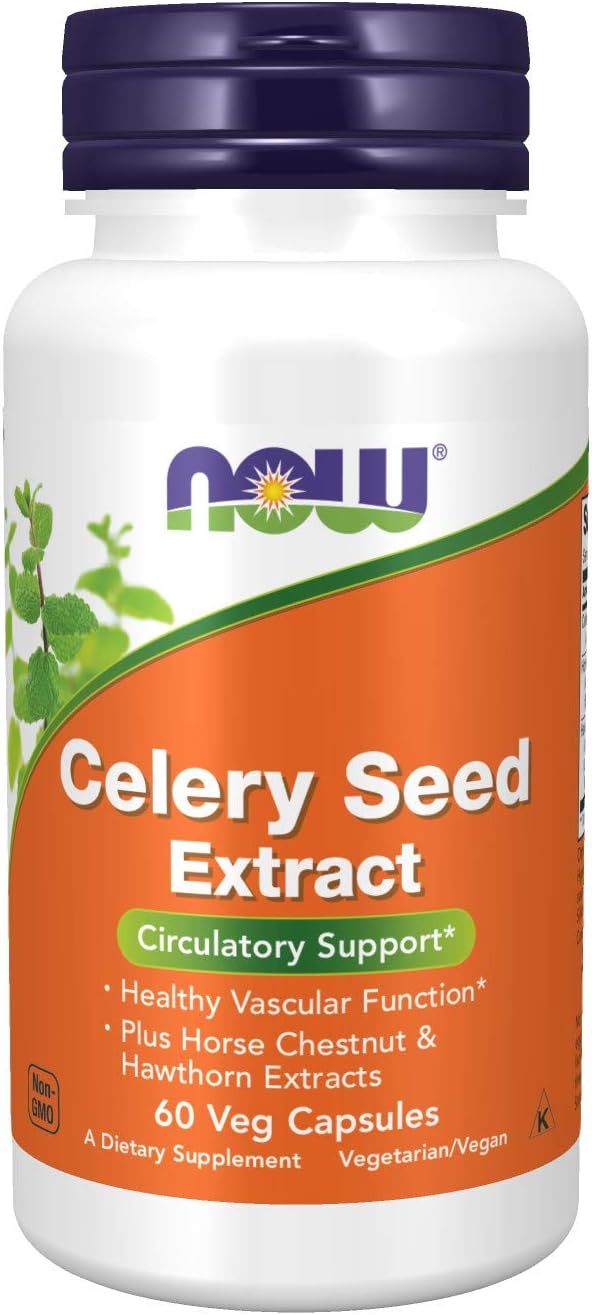 Celery Seed Extract 60 Veg Caps-4 Pack