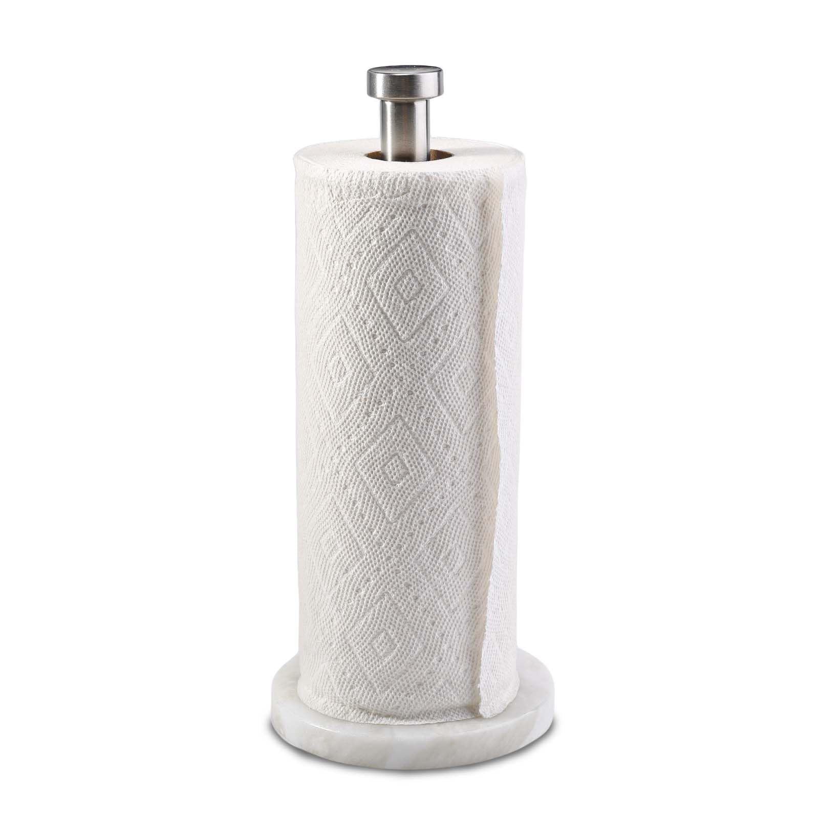 Toallero barra 8" de granito de Noruega y metal de lujo para baños elegantes