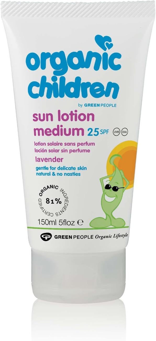 (2 Pack) Green People Childrens Sun Lotion Lav SPF25
