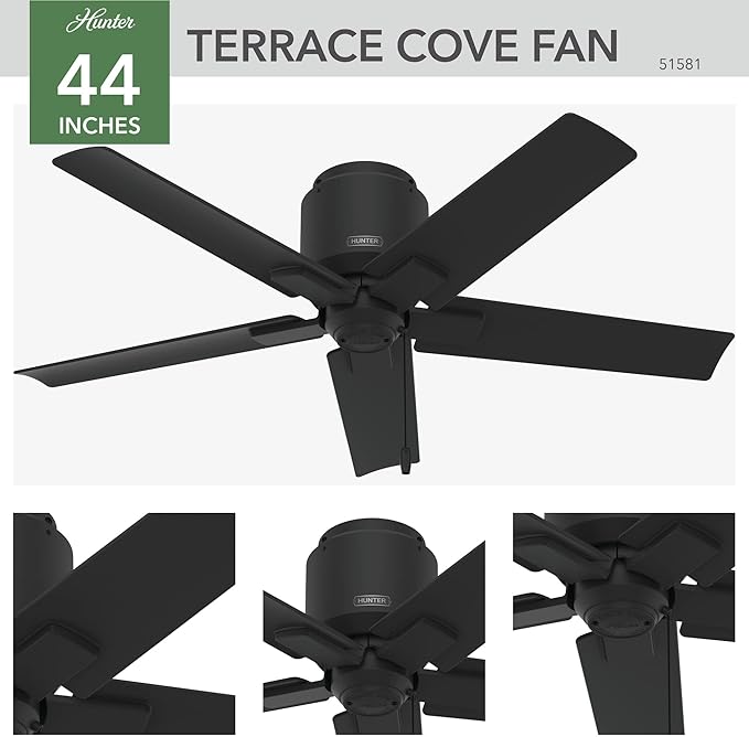 Ventilador de Techo 44 Pulgadas Exterior/Interior 3 Velocida miniatura 4