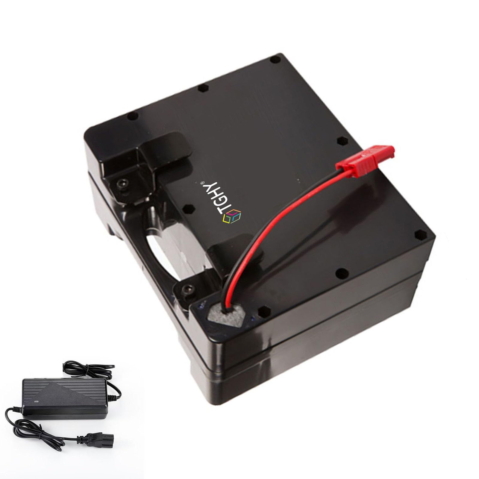 TGHY Batería para Silla de Ruedas eléctrica, Paquete de baterías de Litio de 24 V, baterías para sillas de Ruedas Plegables de 15 Ah a 60 Ah con Cargador.,24v15ah